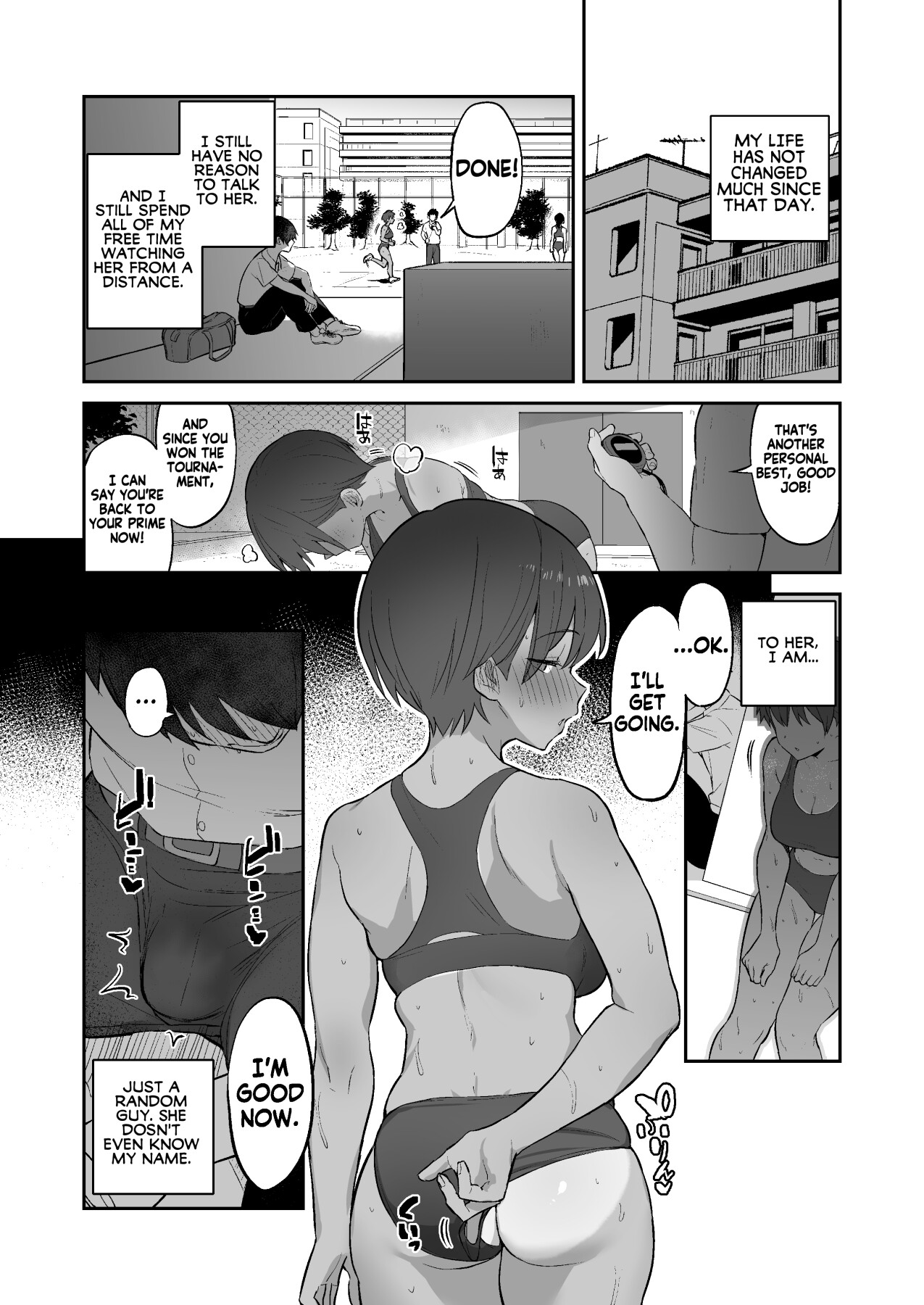 Hentai Manga Comic-Milked Dry By The Super Horny Girl From The Track And Field Club-Read-37